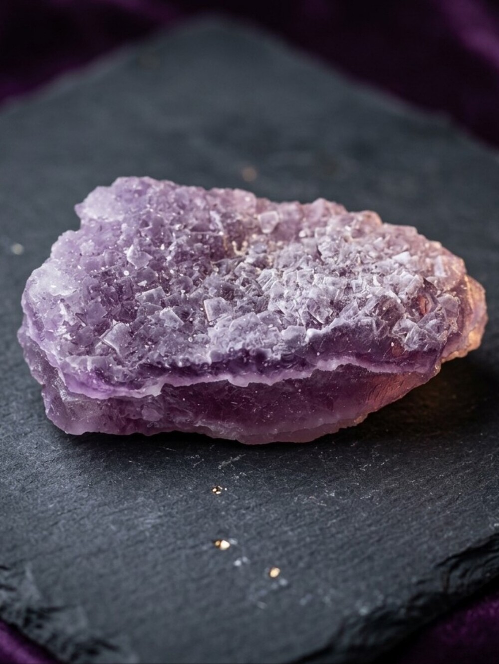 Purple Flourite Specimen Crystal